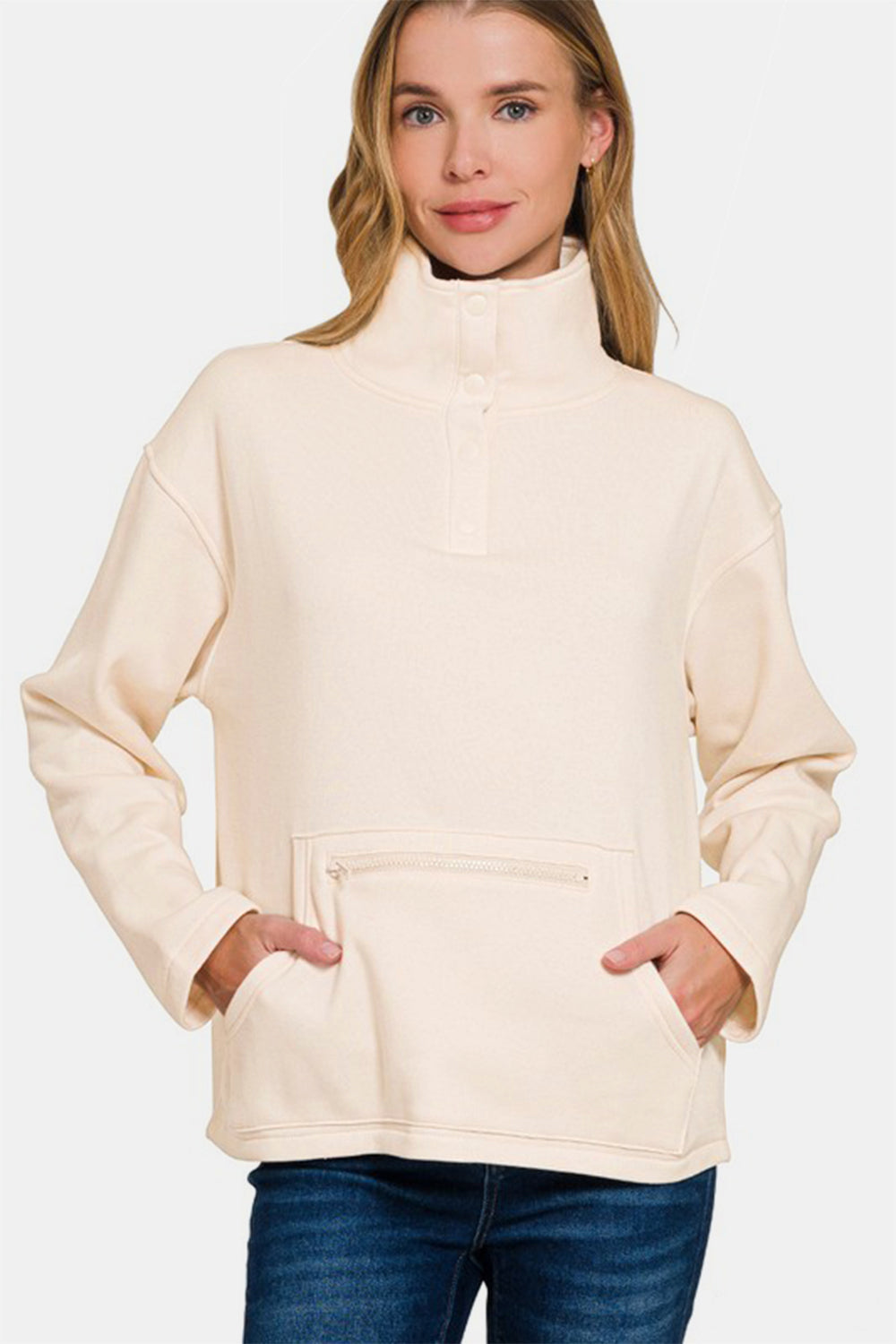 Pure Elegance Turtleneck Sweatshirt