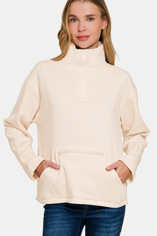 Pure Elegance Turtleneck Sweatshirt