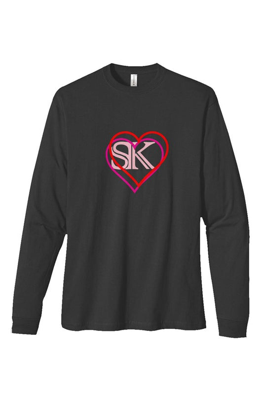 SpawnKilled V Day 3D Hearts heavyweight long sleev